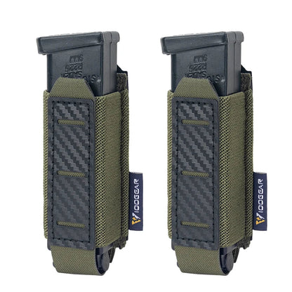 Porta-Carregador de Fibra de Carbono 9mm - Airsoft