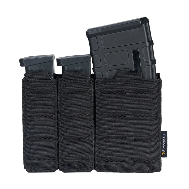 Porta-Carregador Triplo 5.56 e 9mm - Airsoft