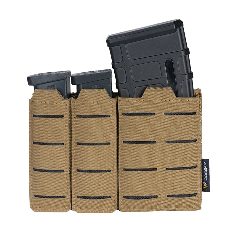 Porta-Carregador Triplo 5.56 e 9mm - Airsoft