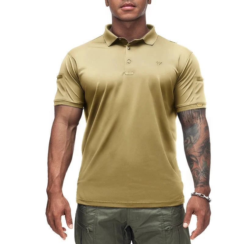 Camisa Polo de Secagem Rápida - Airsoft