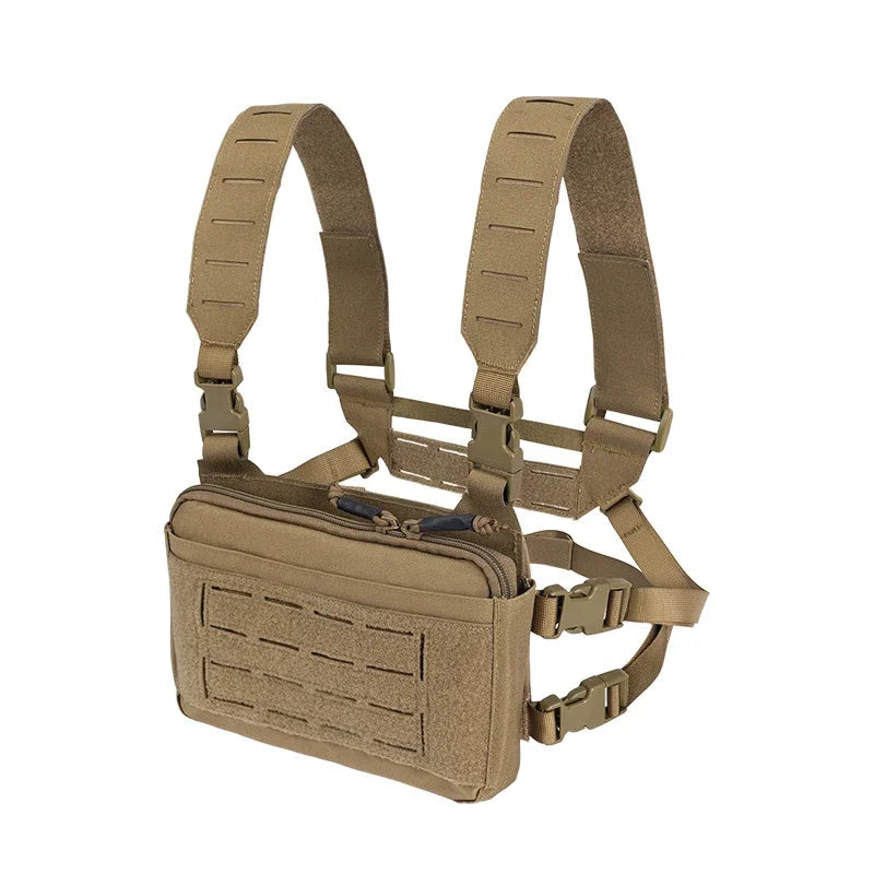 Chest Rig KGR com Porta-Carregadores Triplo - Airsoft