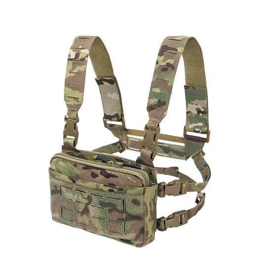 Chest Rig KGR com Porta-Carregadores Triplo - Airsoft