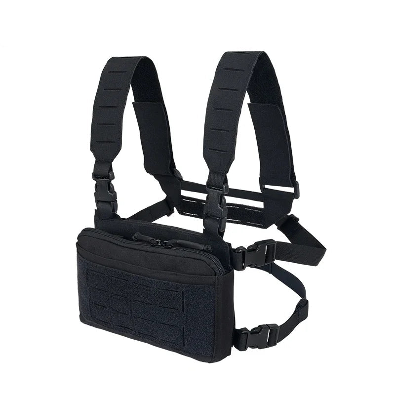 Chest Rig KGR com Porta-Carregadores Triplo - Airsoft