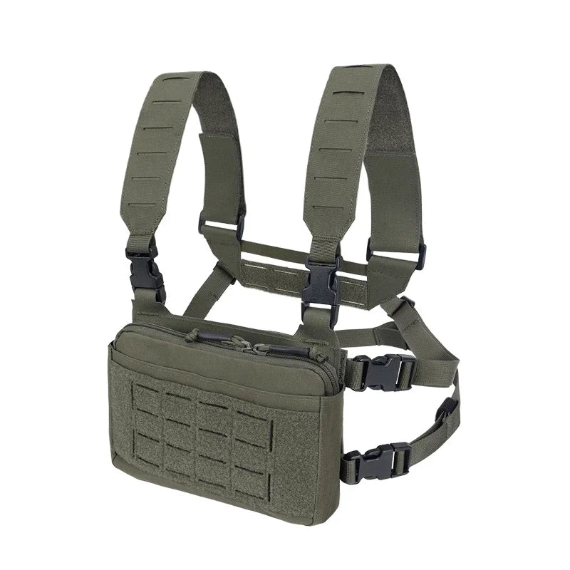 Chest Rig KGR com Porta-Carregadores Triplo - Airsoft